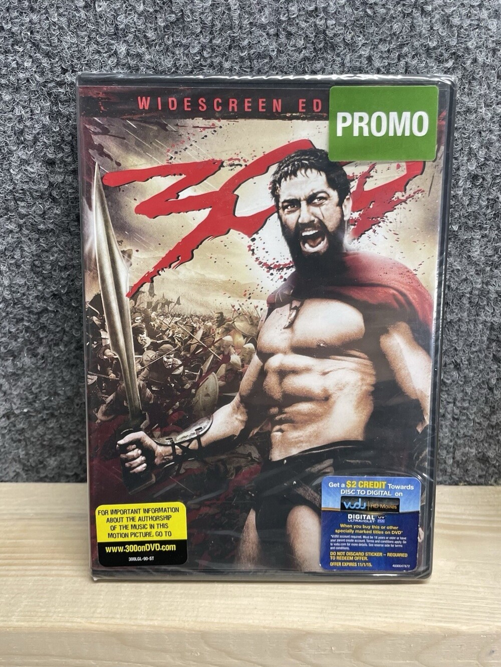 300 (DVD, 2007, Widescreen Edition) (Gerard Butler) NEW, sealed